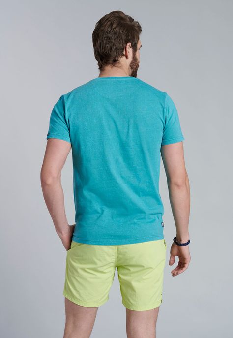 Polera Proceso Michigan Turquoise-3
