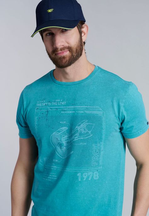 Polera Proceso Michigan Turquoise-4