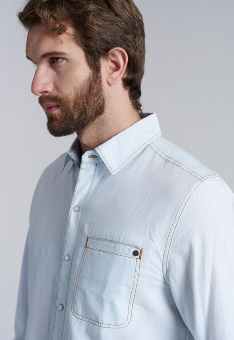 Camisa Sport Texas Fj Lt. Blue-2