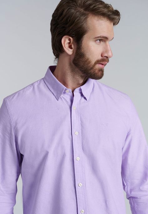 Camisa Sport Oxford Violet-2