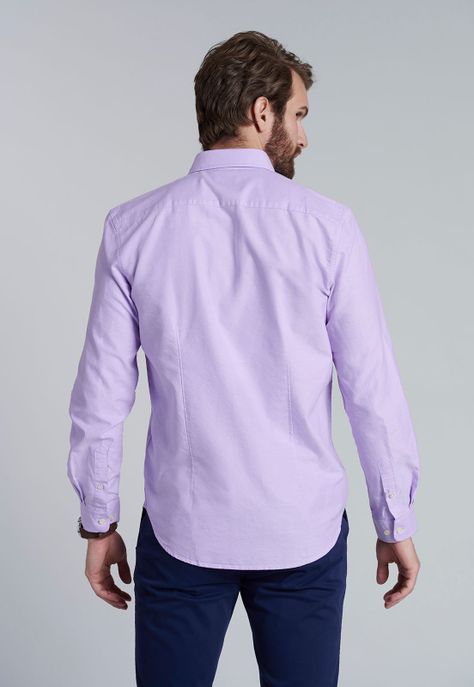 Camisa Sport Oxford Violet-3