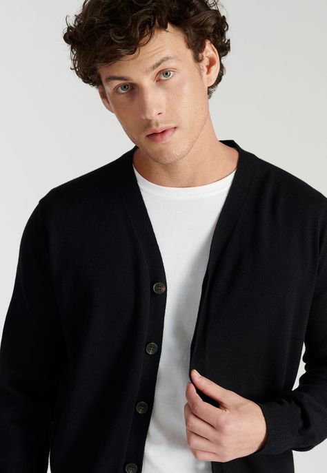 Cardigan Boiro Heritage Black-2