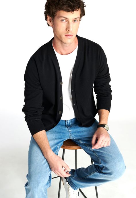 Cardigan Boiro Heritage Black-4