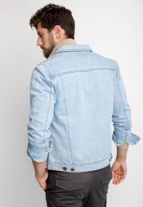 Chaqueta Básica Denim Fj Blue-1