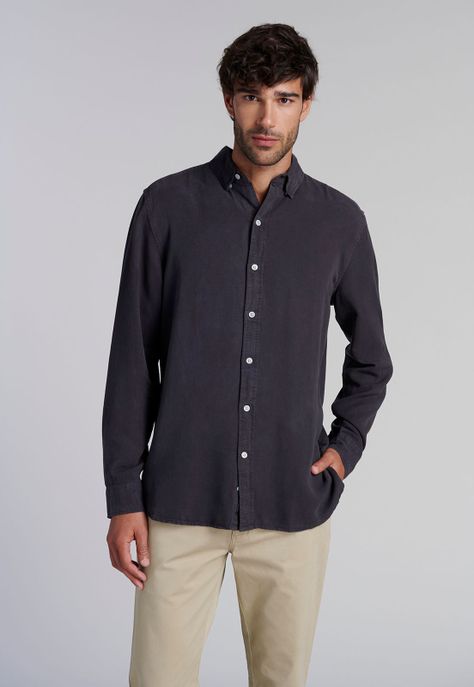 Camisa Miami Sport Lyocell Fj Black-0
