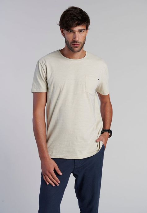 Polera Bolsillo Idaho Sand-0