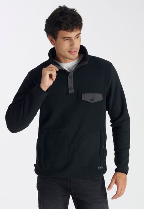 Fleece Tronador Casual Black-0