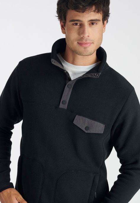 Fleece Tronador Casual Black-2