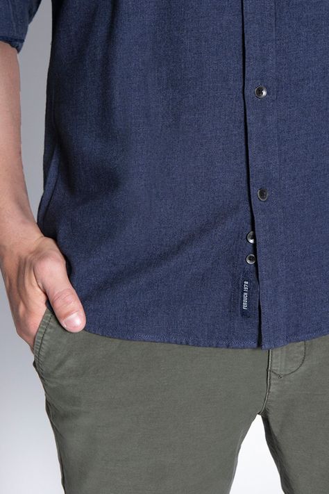 Camisa Sport F Navy Melange-4
