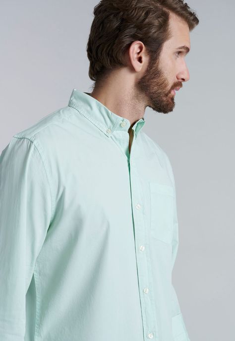 Camisa Garment Dyed Sport Fj Lt Ice-2