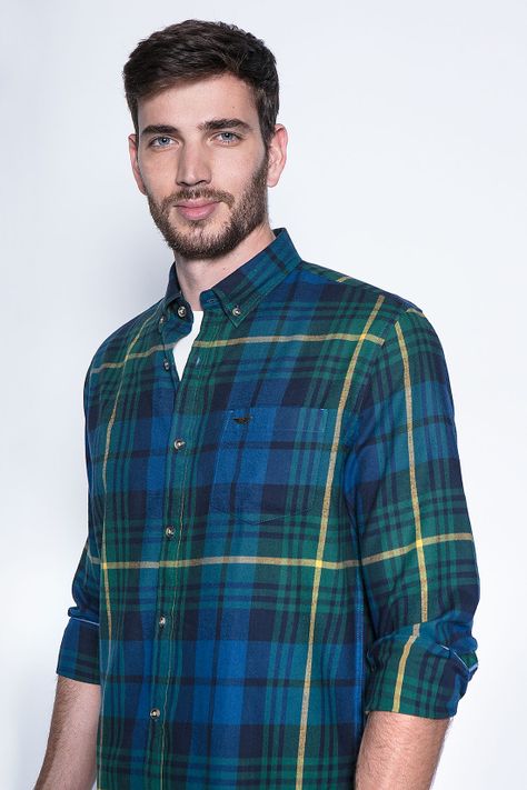 Camisa Cuadro Texas Fj Green-2