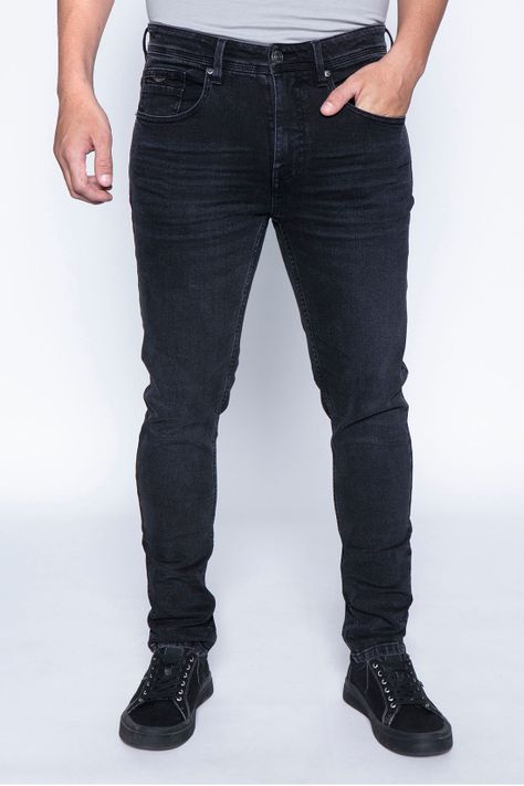 Jeans Básico Auburn Fj Black-0