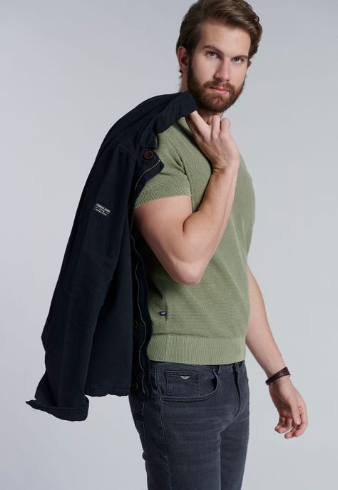 Polera Tejida Austin Military-4