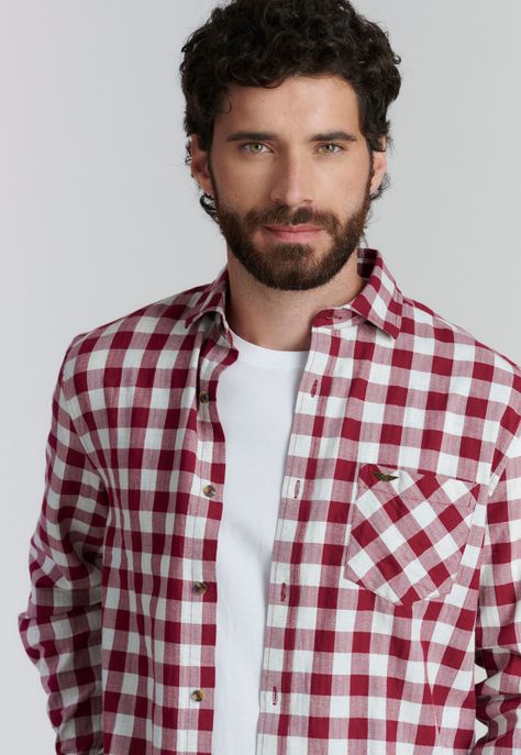 Camisa Denver Fjs Burgundy-2