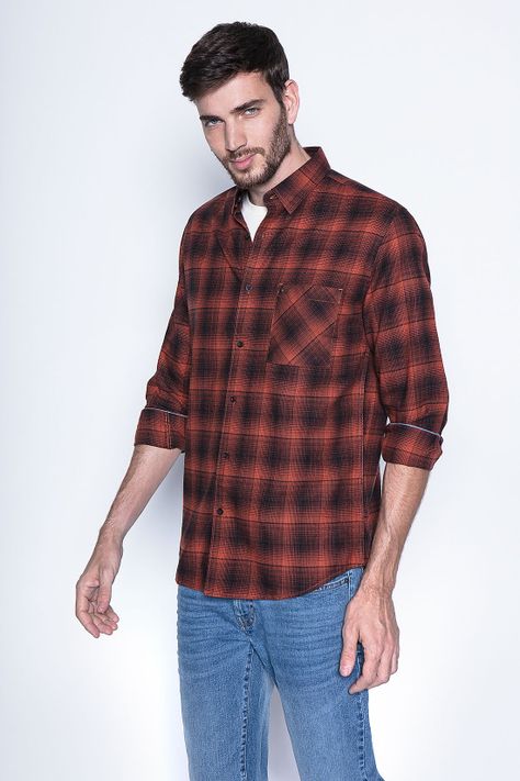 Camisa Check Orlando Fj Copper-0
