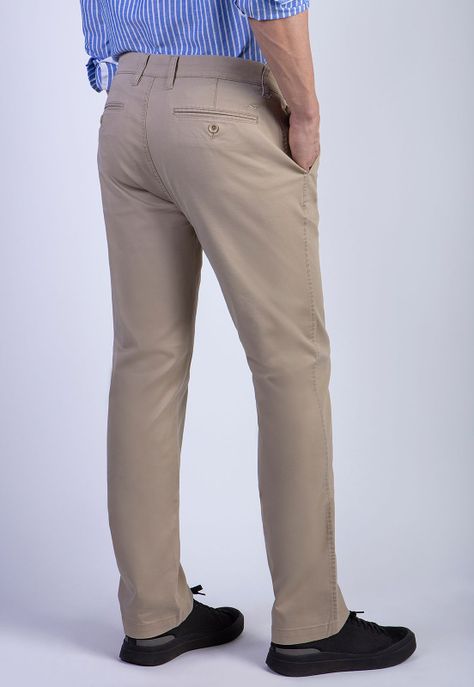 Pantalón L/31 Twill Without Pleats Khaki-1