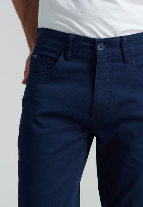 Pantalón Five Pocket Fr Dk. Blue-2