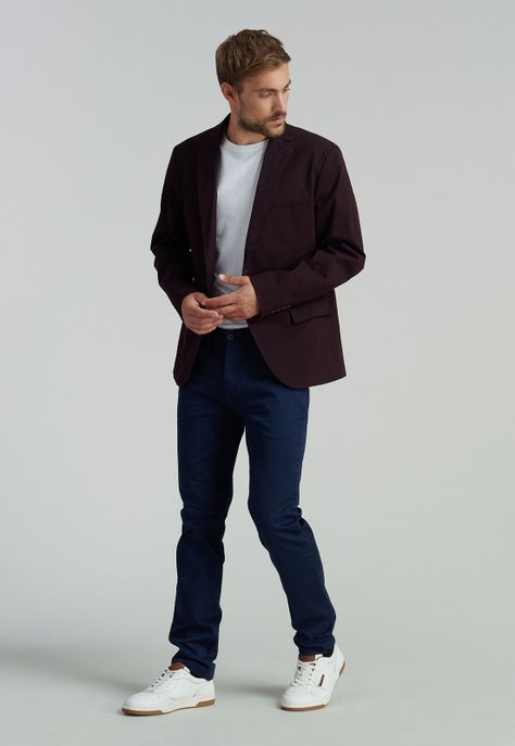 Pantalón Five Pocket Fr Dk. Blue-4