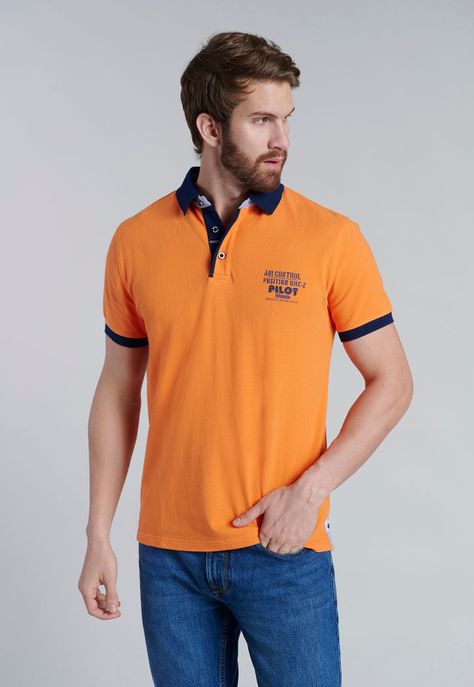 Polera Polo Denver Orange-0