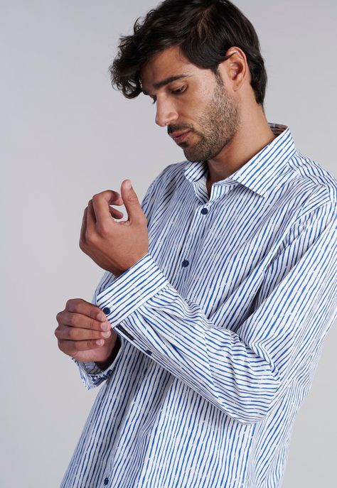 Camisa Estampada Aqua Fj Blue-4