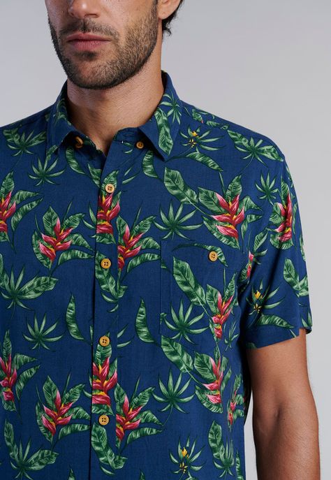Camisa Estampada Dublin Fj Navy-2