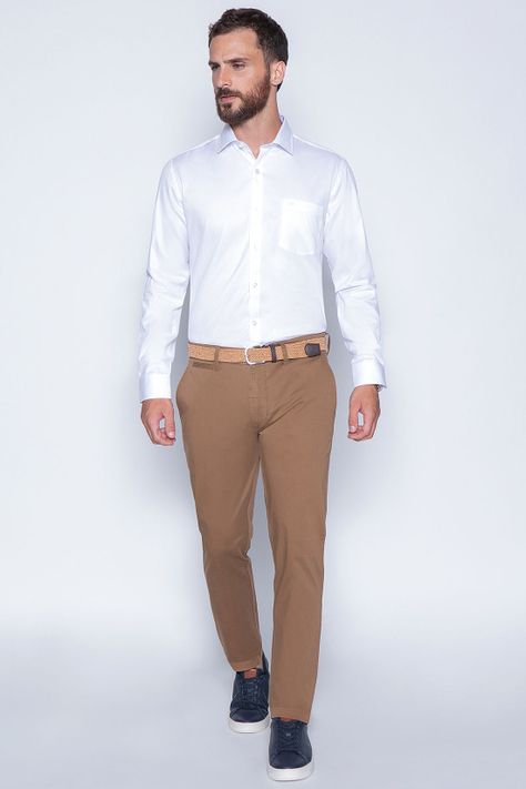 Camisa Smart Casual Georgia White-3