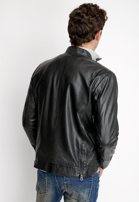 Chaqueta Cuero Memphis Black-1