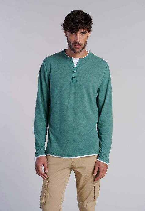Polera Ml Dobel Indiana Green-0