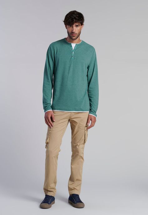 Polera Ml Dobel Indiana Green-1