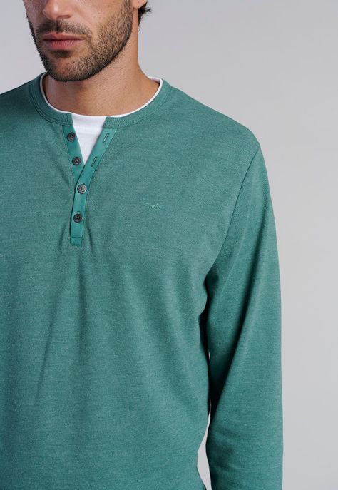 Polera Ml Dobel Indiana Green-2