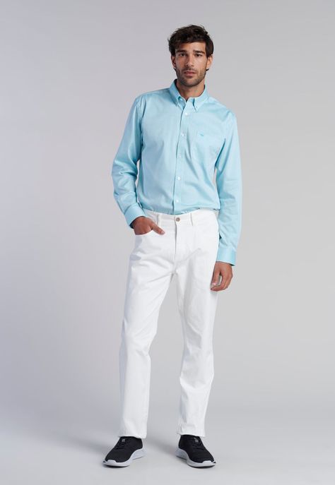 Camisa Smart Casual Oxford River-1