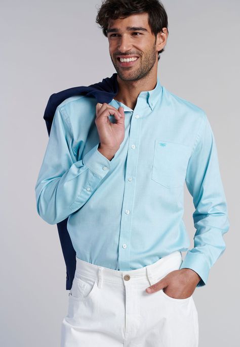 Camisa Smart Casual Oxford River-4