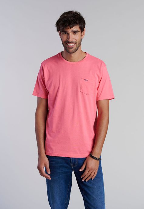 Polera Bolsillo Houston Lt Coral-0