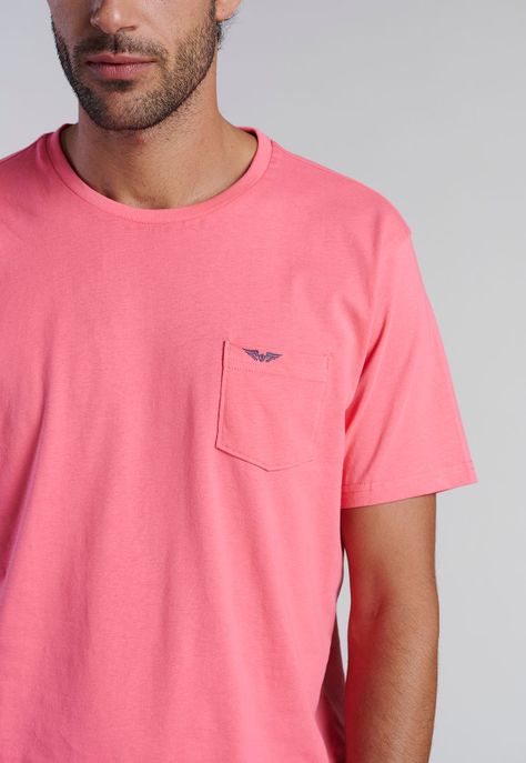 Polera Bolsillo Houston Lt Coral-2