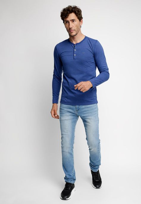 Polera Maryland Blue Melange-3