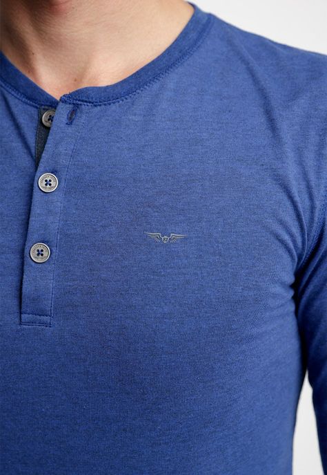 Polera Maryland Blue Melange-2