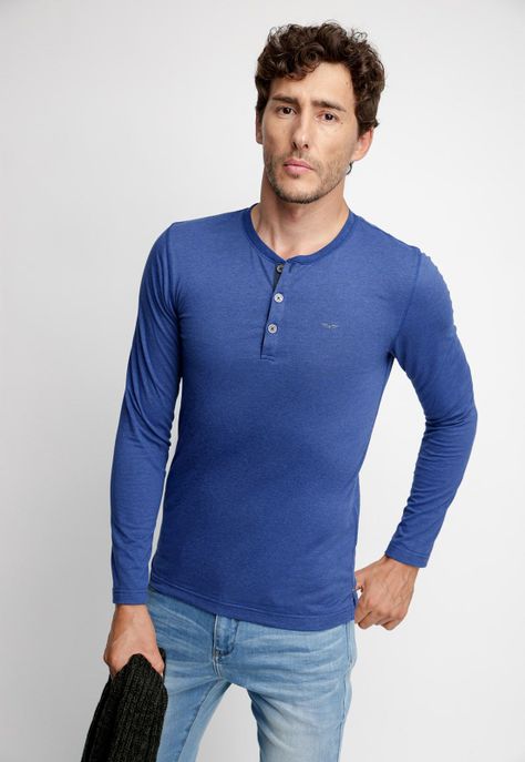 Polera Maryland Blue Melange-0