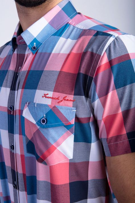 Camisa Checkered Nevada Fj Coral-3