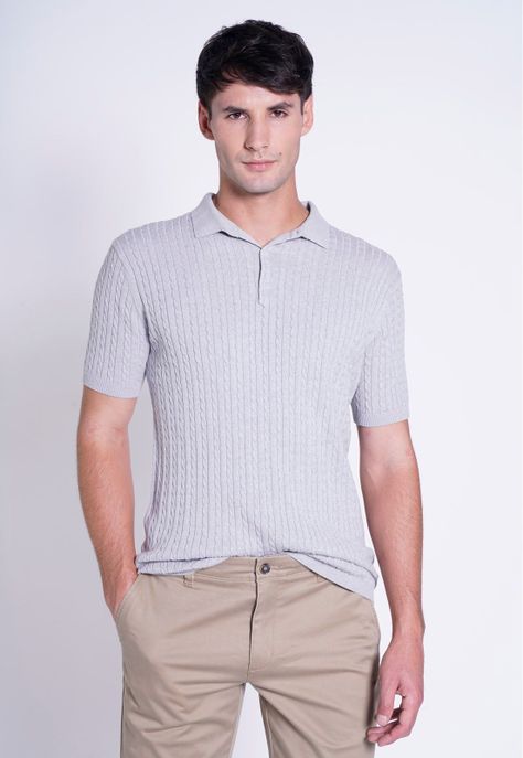 POLERA MIX LT GREY MELA-0