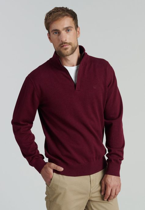 Sweater Oklahoma F Business Dk Burgundy-0