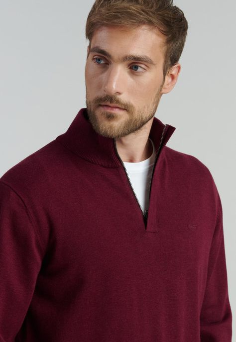 Sweater Oklahoma F Business Dk Burgundy-2