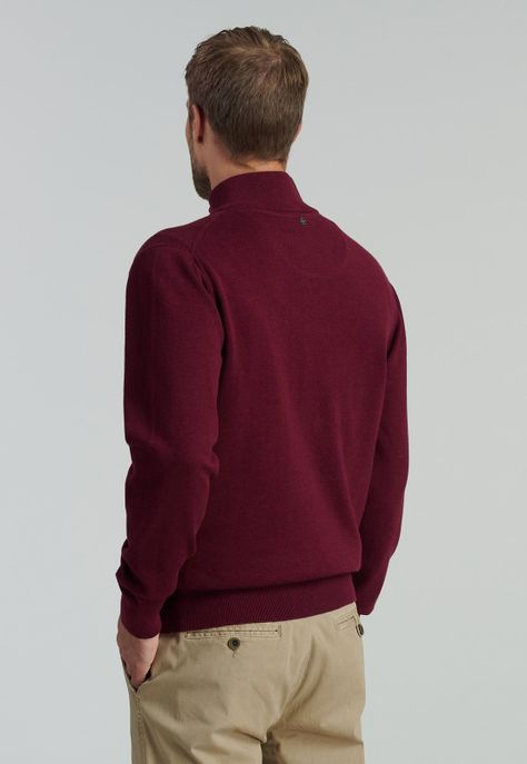 Sweater Oklahoma F Business Dk Burgundy-3