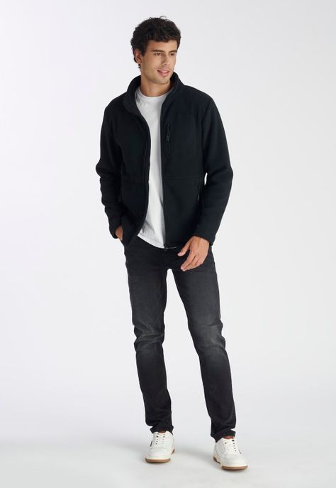 Fleece Alto Del Naranjo Casual Black-1