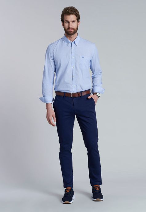 Camisa Mini Check Houston Sc Blue-1
