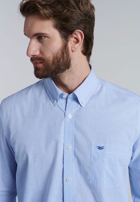 Camisa Mini Check Houston Sc Blue-2