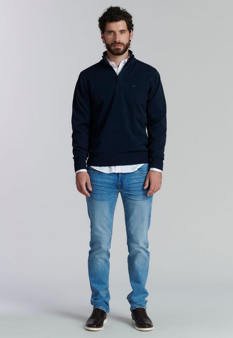 Sweater Oklahoma F Business Navy-1