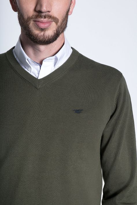 Sweater Smart Casual L/S Military-4