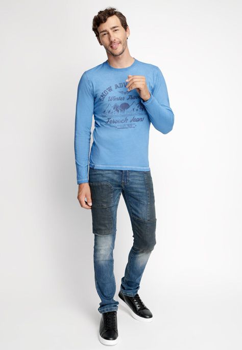 Polera Michigan Lt. Blue-3