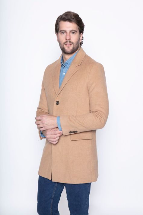 Abrigo Prince Dk Camel-0