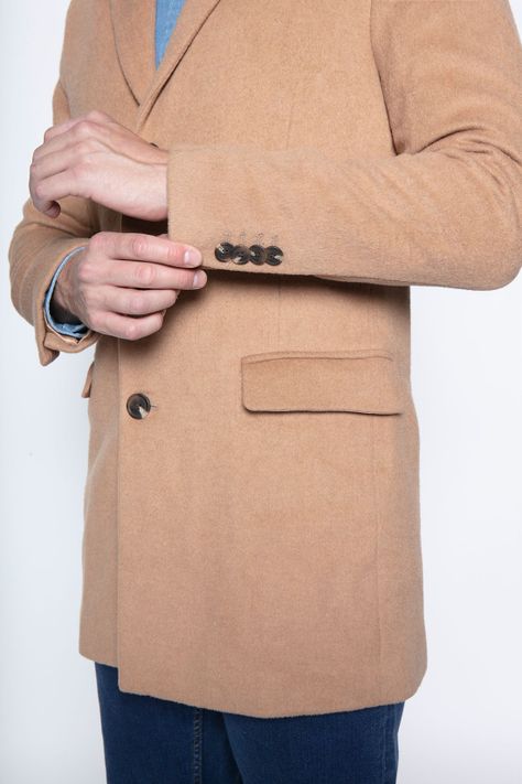 Abrigo Prince Dk Camel-4
